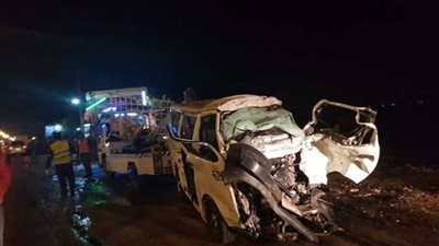 حادث تصادم في سوهاج ووقوع مصابين
