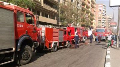 السيطرة على حريق داخل عقار في غمرة