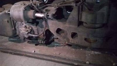 عاجل.. لحظة وقوع حادث قطار ميت غمر (صور) 