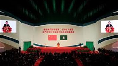 الرئيس الصيني: لن نسمح للقوات الأجنبية بالتدخل في هونج كونج وماكاو