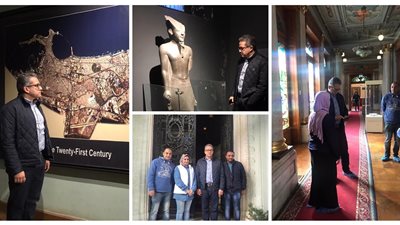 وزير الآثار يتفقد متحفي المجوهرات الملكية والقومي بالإسكندرية