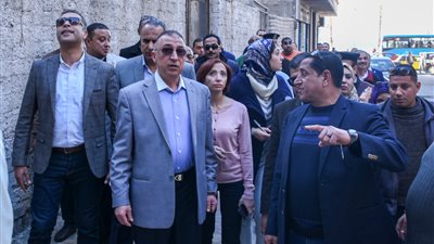 محافظ الإسكندرية يأمر بإزالة عقار مخالف في حي المنتزه (صور)