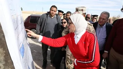 وزيرة الصحة تتفقد منشآت طبية بجنوب سيناء (صور)