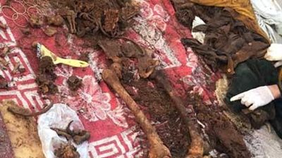 تفريغ الكاميرات المحيطة بمكان هيكلين عظميين بالمحمودية