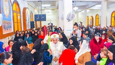 تدشين كنيستين جديدتين بجبل الطير في المنيا 
