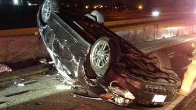 عاجل.. إصابة 5 أشخاص في انقلاب سيارة بسوهاج