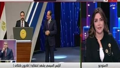 أحد المكرمين باحتفالية 