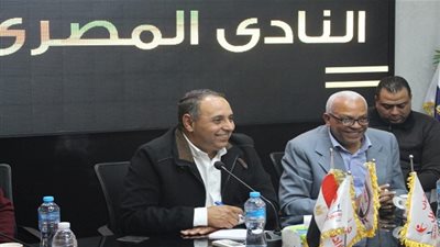 رجب حميدة يهنئ تيسير مطر بعد فوزه برئاسة النادي المصري القاهري