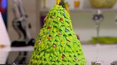 طريقة عمل حلويات الكريسماس (الكيك البسكويت والسويسرول)