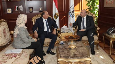 محافظ بني سويف يبحث مشكلات المناطق الصناعية