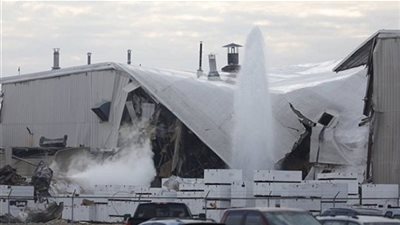 إصابة 11 شخصاً إثر انفجار في مصنع الطائرات بولاية كنساس