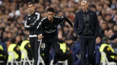 نيمار يعلن التحدي مع زين الدين زيدان