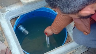  جهاز دمياط الجديدة يشُن حملات لفحص عينات الصرف الصناعي