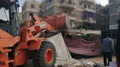  جهاز العاشر من رمضان يشُن حملات لإزالة التعديات والمخالفات بالمدينة
