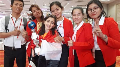 ابنة دمنهور تحقق المركز الأول عالميا في مسابقة UCMAS (صور)