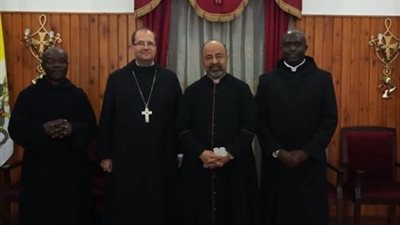 بطريرك الكاثوليك يستقبل الجماعة الرهبانية للآباء البندكتين