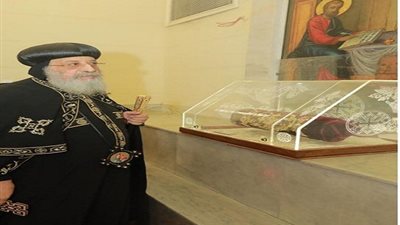 البابا يتوجه إلى مزار  مارمرقس كاروز الديار المصرية (صور)