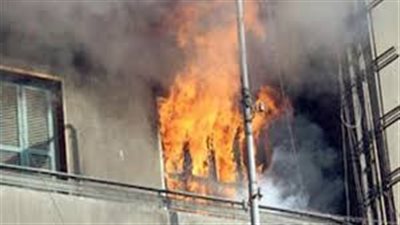 3 أشقاء يشعلون النيران في منزل جارهم بحلوان