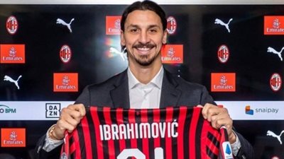 أول تعليق من إبراهيموفيتش عقب وصوله إلى ميلان