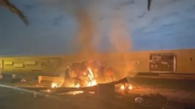 صور جديدة لأشلاء قاسم سليماني الممزقة  