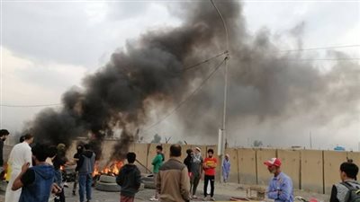 سقوط صاروخ في محيط السفارة الأمريكية بالعراق