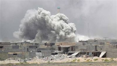 إصابة 5 أشخاص بعد سقوط قذيفة 