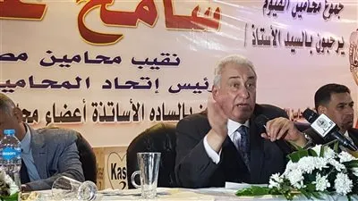 نقيب محامين مصر: يعلن تأييده الكامل للجيش المصرى بشأن الأحتلال التركى  لدولة ليبيا  الشقيقة (صور)