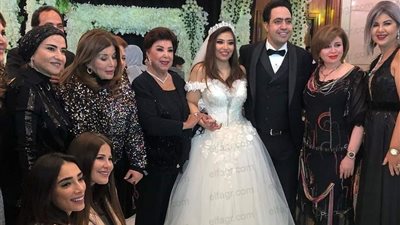 الصور الأولى من حفل زفاف غادة رجب