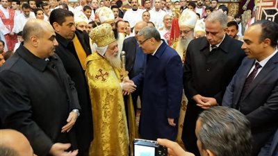 كواليس احتفالات عيد الميلاد بايبارشية ملوى في المنيا 