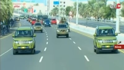 شاهد.. مشهد مهيب في تشييع سلطان عمان الراحل قابوس بن سعيد