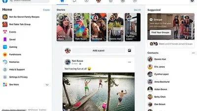 فيسبوك يتيح التصميم الجديدة لنسخة الويب لعدد قليل من المستخدمين