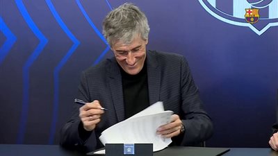 تصريح مثير من مدرب برشلونة الجديد 