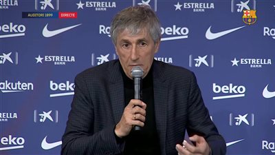 مدرب برشلونة: مستعد للموت من أجل اللاعبين وهدفي الفوز بكل البطولات