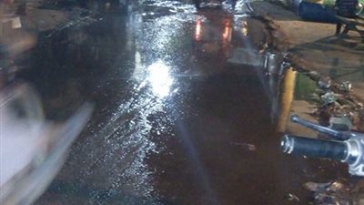 استغاثة 80 ألف نمسة من أهالي دنديط بالدقهلية من مياه الصرف 