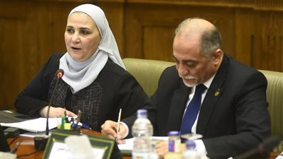 بحضور الوزيرة.. اجتماع أعضاء لجنة التضامن بالبرلمان (صور)