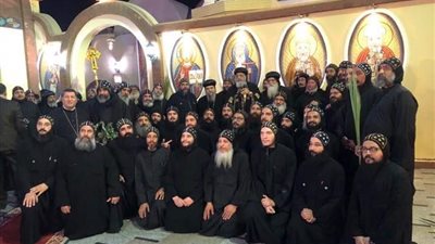 البابا تواضروس يصل إلى دير العذراء بجبل أخميم