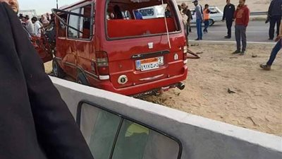 تفاصيل مصرع طبيبتين وسائق في انقلاب ميكروباص بالكريمات