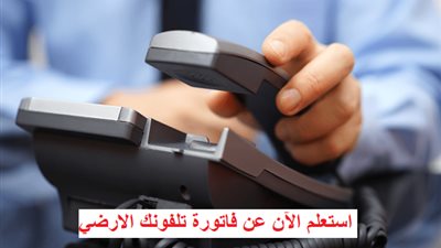 استعلم الآن عن فاتورة التليفون الارضي لشهر يناير 2020 برقم الهاتف فقط من المصرية للاتصالات Telecom Egypt