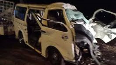 كثافة مرورية بطريق العياط الصحراوي بسبب حادث تصادم