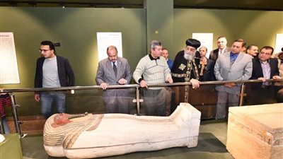 البابا تواضروس يزور متحف سوهاج 