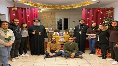 ورشة عمل لتعليم فن الأيقونة القبطية لشباب جنوب فرنسا