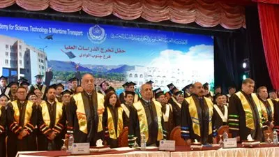 محافظ أسوان يشهد حفل تخرج طلاب أكاديمية النقل البحري