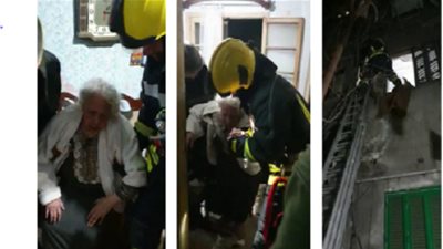 الحماية المدنية تنقذ مسنة عالقة داخل مسكنها بالظاهر