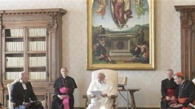 بابا الفاتيكان لوفد مسكوني: معًا نسير في شركة إيمان