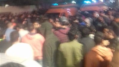 شاب متهور يدهس المارة عمدًا في المنوفية (صور)