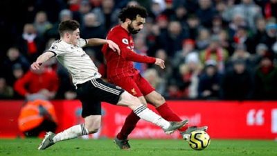 ليفربول ضد مان يونايتد 2-0 في الدوري الإنجليزي 