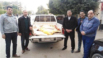 ضبط 360 كيلو لحوم فاسدة بالفيوم