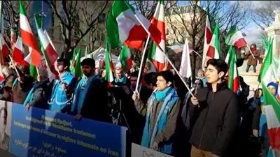 مظاهرات المعارضة في الخارج.. رسائل قوية وقذائف لهب تؤرق نظام الملالي (تقرير)