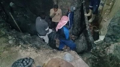 كسر بماسورة المياه الرئيسية يغرق شوارع طنطا (صور)