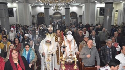 وسط إجراءات أمنية مشددة.. أقباط بني سويف يحتفلون بعيد الغطاس